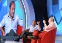 Bruno Vespa e Enrico Cisnetto sul palco di "Cortina InConTra"